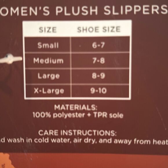 Faux Suede & Shearling  Slipper Set NWT - Picture 5 of 5